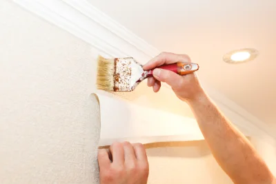 Pose de papier peint à Chaulieu — revêtements muraux et toiles de verre